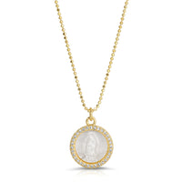 Petite Mother Mary Necklace