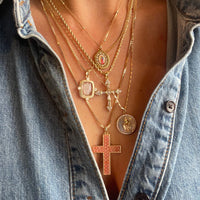 Elpis Cross Necklace