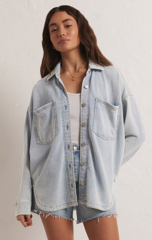 The All Day Knit Denim Jacket